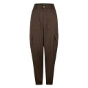 【送料無料】 アイソウイットファースト レディース カジュアルパンツ ボトムス Tailored Cargo Joggers CHOCOLATE