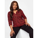 【送料無料】 ユアーズ レディース シャツ トップス Curve Pintuck Top Red(4)