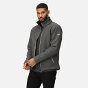 【送料無料】 レガッタ メンズ パーカー・スウェット アウター Garrian II Zipped Fleece Storm Grey (Black)(4)
