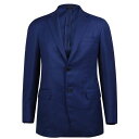 【送料無料】 ブリオーニ メンズ ジャケット・ブルゾン アウター Royal Blue Plume Jacket Navy Blue