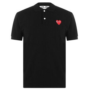 ̵ ࡦǡ륽  ݥ ȥåץ Embroidered Logo Polo Shirt Black/Red