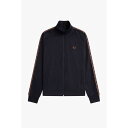 【送料無料】 フレッドペリー メンズ パーカー・スウェット アウター Fred Tape Track Jkt Sn41 Navy Q51