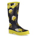 【送料無料】 レガッタ レディース スニーカー シューズ Orla Kiely Fleece Lined Hi Wellington Shadow Elm Yellow