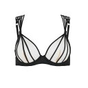 【送料無料】 エージェントプロヴォケイター レディース ブラジャー アンダーウェア OZARA Plunge Underwired Bra Black/Sand