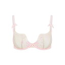 【送料無料】 エージェントプロヴォケイター レディース ブラジャー アンダーウェア QUINNY Demi Cup Underwired Bra Baby Pink/Sand/Irridescent