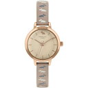 yz h[ fB[X rv ANZT[ Ladies Radley Cobweb Leather Strap Watch Rose Gold and Nude