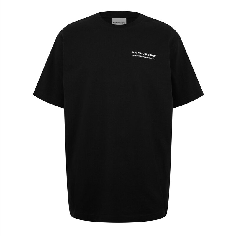 【送料無料】 エムケーアイ メンズ Tシャツ トップス MKI Phonetic Tee Sn42 Black