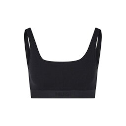 【送料無料】 フューゴ レディース ブラジャー アンダーウェア Hugo Bralette Rib Ld99 Black