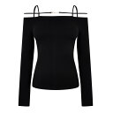 【送料無料】 ジャクエムス レディース Tシャツ トップス Le T-Shirt Sierra BLACK