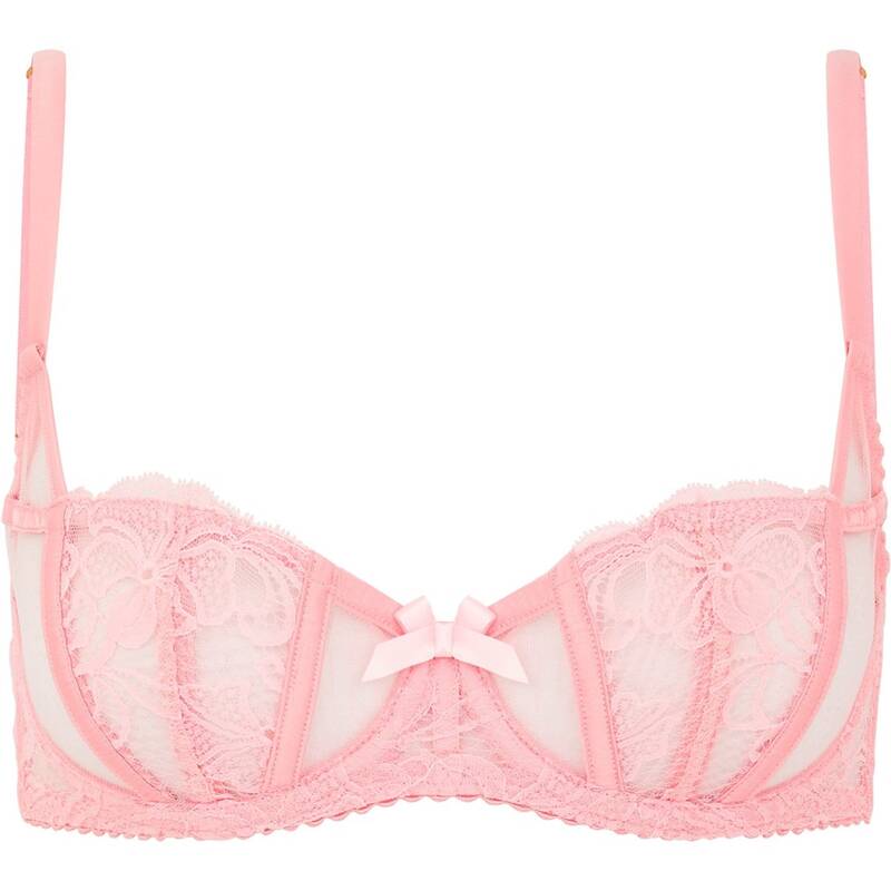 【送料無料】 エージェントプロヴォケイター レディース ブラジャー アンダーウェア ROZLYN Balconette Underwired Bra Baby Pink