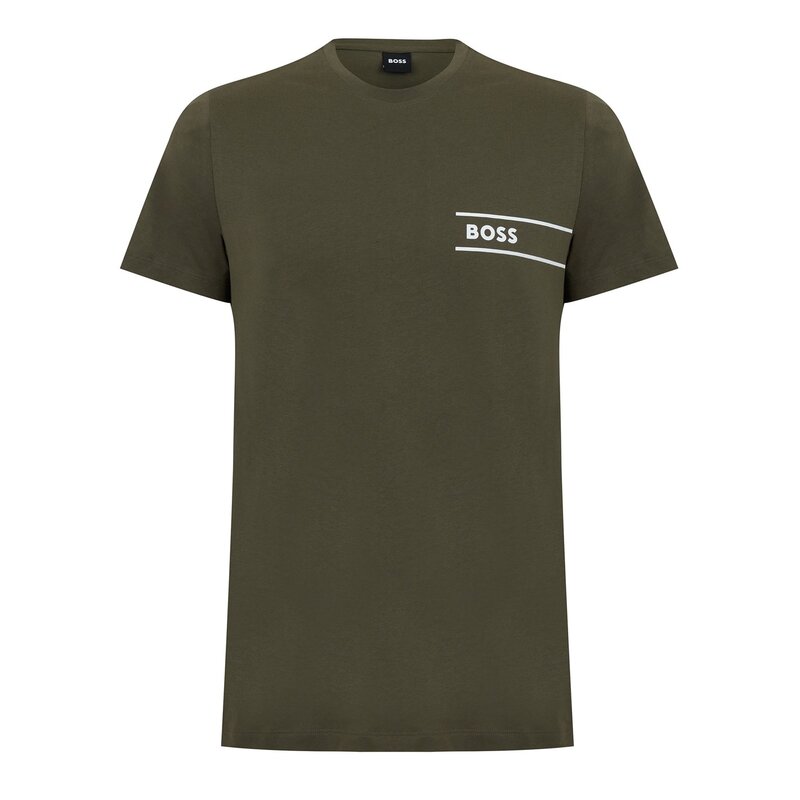 ̵ ܥ  T ȥåץ Logo Crew Neck T Shirt Dark Green 306