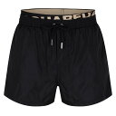 【送料無料】 ディースクエアード メンズ ハーフパンツ・ショーツ 水着 DSQ Layer Logo Sn42 Black