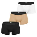 【送料無料】 ボス メンズ ボクサーパンツ アンダーウェア Trunk 3P S 10248908 01 Blk/Wht/Beige