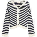 【送料無料】 バーブァー レディース ニット・セーター カーディガン アウター Sandgate Striped Cardigan Multi Stripe