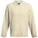 【送料無料】 アンダーアーマー メンズ パーカー・スウェット フーディー アウター Rival Waffle Hoodie Silt/Wht