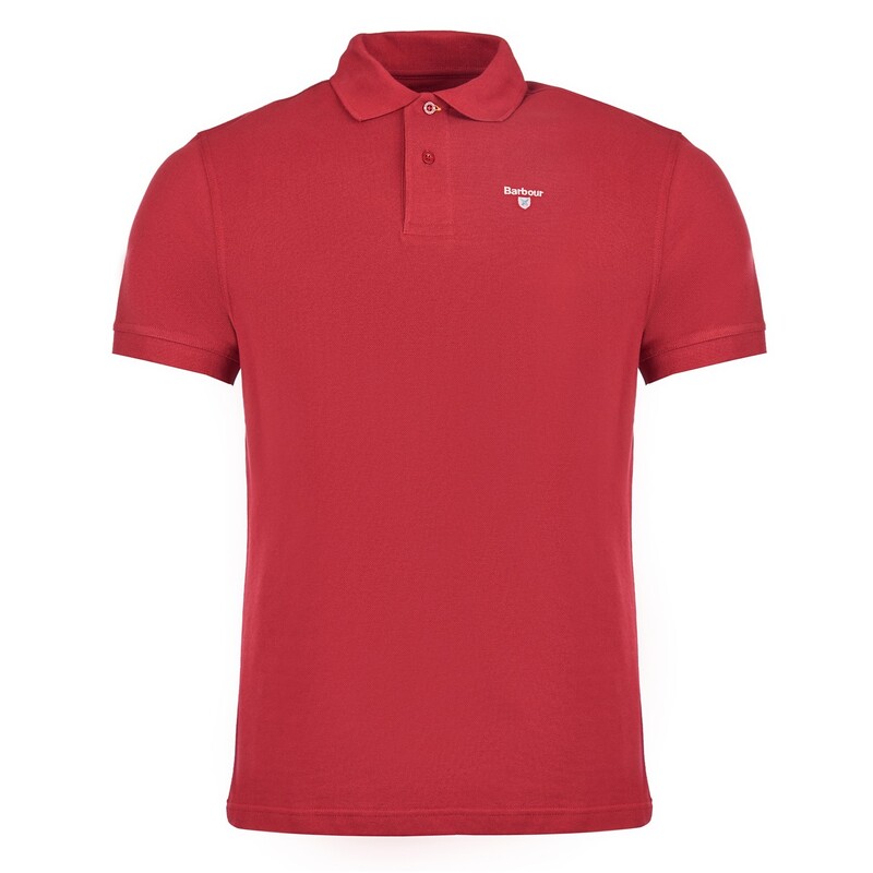 【送料無料】 バーブァー メンズ Tシャツ トップス Sports Polo Shirt Red RE95 1