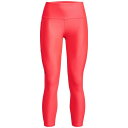 【送料無料】 アンダーアーマー レディース レギンス ボトムス Armour Heat Gear Hi Ankle Leggings Red