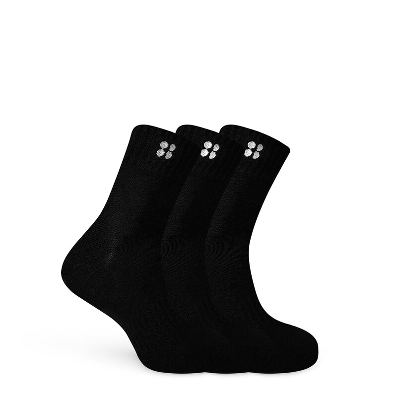 yz XEFbeBxeB fB[X C A_[EFA Essentials Crew Socks 3 Pack Black