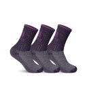 【送料無料】 カリマー レディース 靴下 アンダーウェア Heavyweight Boot Sock 3 Pack Ladies Purple
