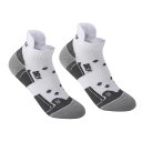 【送料無料】 カリマー レディース 靴下 アンダーウェア 2 Pack Running Socks Ladies White/Grey Marl