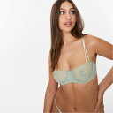 【送料無料】 ジャック ウィルス レディース ブラジャー アンダーウェア Erika Balcony Bra Laurel Green