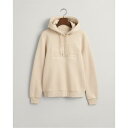 【送料無料】 ガント レディース パーカー・スウェット フーディー アウター Tonal Logo Archive Shield Hoodie 233 Soft...