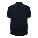 【送料無料】 ブリオーニ メンズ ポロシャツ トップス Brioni knit Polo Sn44 Navy