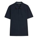 テッドベーカー ポロシャツ メンズ 【送料無料】 テッドベーカー メンズ ポロシャツ トップス Aroue Polo Shirt Navy