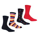 【送料無料】 レガッタ レディース 靴下 アンダーウェア Ladies 4 Pack Lifestyle Socks Navy/Duchess