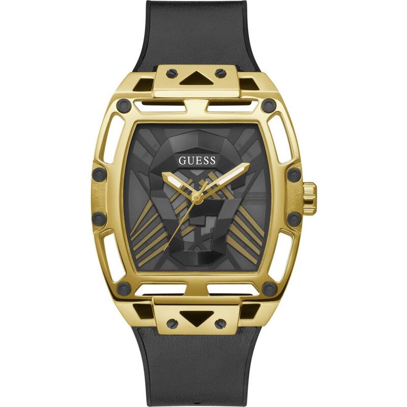 【送料無料】 ゲス メンズ 腕時計 アクセサリー Mens Guess Legend Watch Gold, Champagne and Black