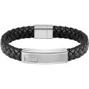 yz {X Y uXbgEoOEANbg ANZT[ Gents Boss Jewellery Lander Bracelet Black