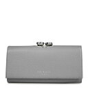 【送料無料】 テッドベーカー レディース 財布 アクセサリー Leather Josiey Crystal Top Purse grey