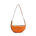 yz I[ZCc fB[X V_[obO obO Half Moon Leather Crossbody Bag Orange