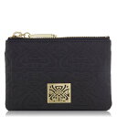 yz ro fB[X z ANZT[ Biba Leather Embossed Coin Purse Black