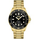 yz {X Y rv ANZT[ Gents Boss Ace Watch 1513917 Black and Gold