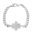 yz }Zo[ Y uXbgEoOEANbg ANZT[ Cross Bracelet Silver 7200