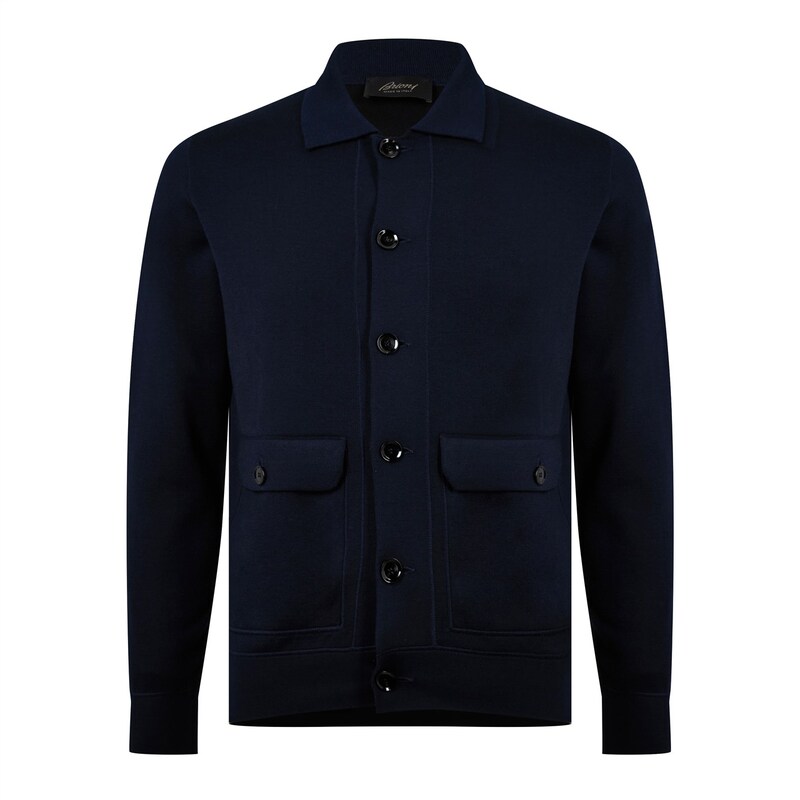 ̵ ֥ꥪ  ˥åȡ  Brioni Button Blousn Sn34 Midnight Blue