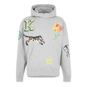 【送料無料】 ケンゾー メンズ パーカー・スウェット フーディー アウター Pixel Oversized Hoodie Grey 94