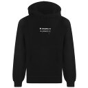 【送料無料】 マハリシ メンズ パーカー・スウェット フーディー アウター Miltype Embroidered Hoodie Black