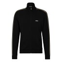 【送料無料】 ボス メンズ パーカー・スウェット アウター Tracksuit Jacket 10166548 26 Black 001