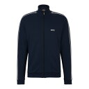 【送料無料】 ボス メンズ パーカー・スウェット アウター Tracksuit Jacket 10166548 26 Dark Blue 403