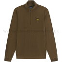 【送料無料】 ライルアンドスコット メンズ パーカー・スウェット アウター Lyle Flc Qrtr Zip Sn99 Camel Bronze