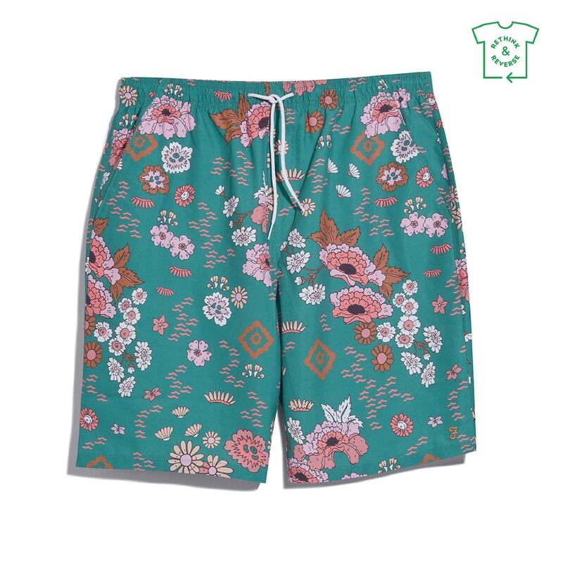 【送料無料】 ファーラー メンズ ハーフパンツ・ショーツ 水着 Farah Colbert Floral Sn99 Mallard Green