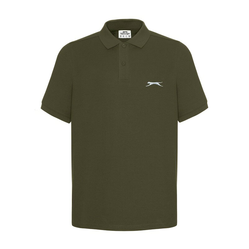 【送料無料】 スラセンジャー メンズ Tシャツ トップス Plain Polo Shirt Mens Khaki
