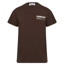 【送料無料】 アンブッシュ メンズ Tシャツ トップス Workshop T Shirt Chocolate 6402