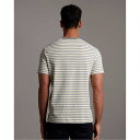 【送料無料】 ライルアンドスコット メンズ Tシャツ トップス Lyle Stripe Ringer T Sn99 Lemon/Grey