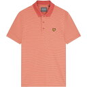 【送料無料】 ライルアンドスコット メンズ ポロシャツ トップス Lyle Golf Micro Polo Sn99 Wrm Rose(4)