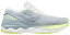 【送料無料】 ミズノ レディース スニーカー ランニングシューズ シューズ Wave Skyrise 3 Women's Running Shoes White/Neo Lime