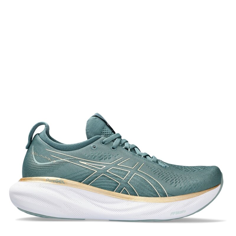 【送料無料】 アシックス レディース スニーカー ランニングシューズ シューズ GEL-Nimbus 25 Women 039 s Running Shoes Teal