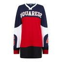 【送料無料】 ディースクエアード レディース ワンピース トップス Baseball Fit Red/Black